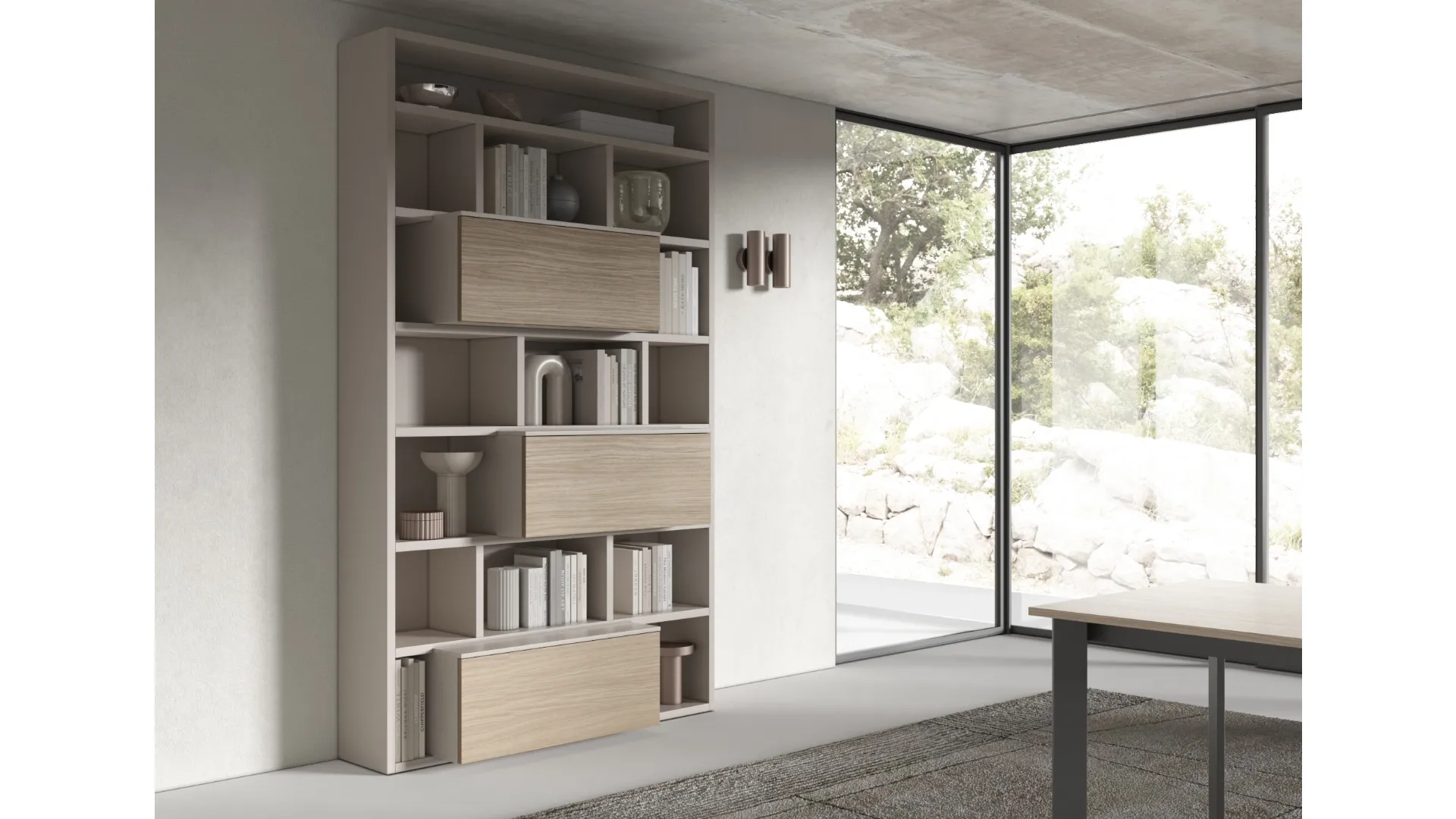 Libreria a muro 9RF5002 di Favero