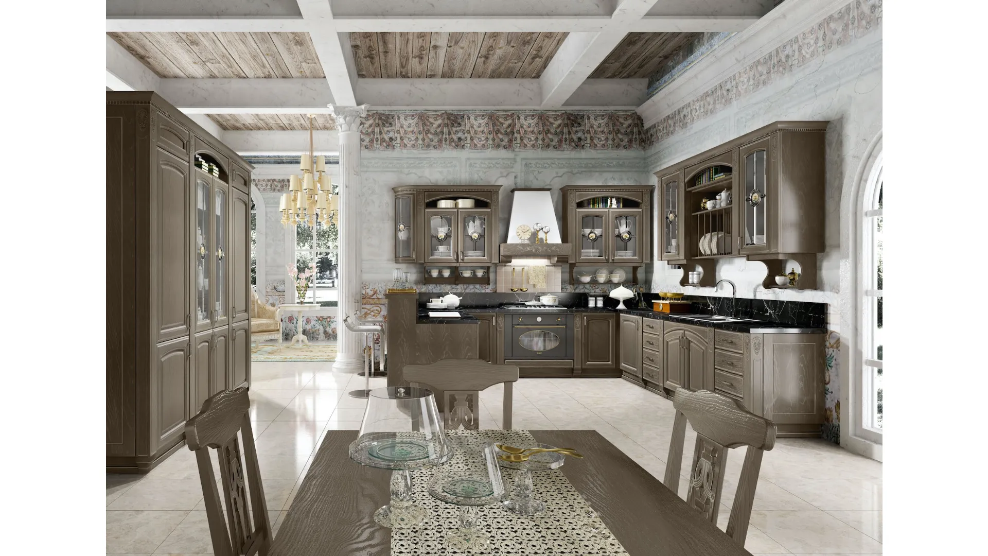 Cucina Classica Gold Elite 03 di Home Cucine