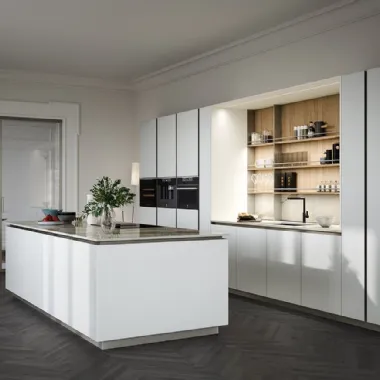 Cucina Moderna con isola Aria Tech 03 di Forma Cucine