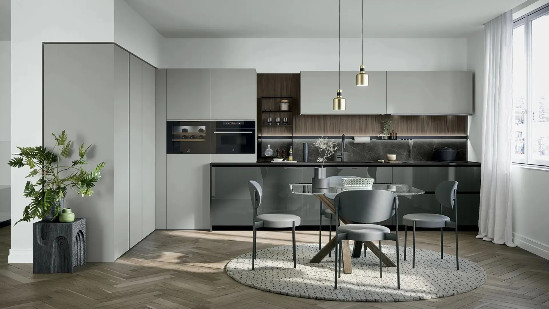 Cucina Moderna angolare Trend 02 di Forma Cucine