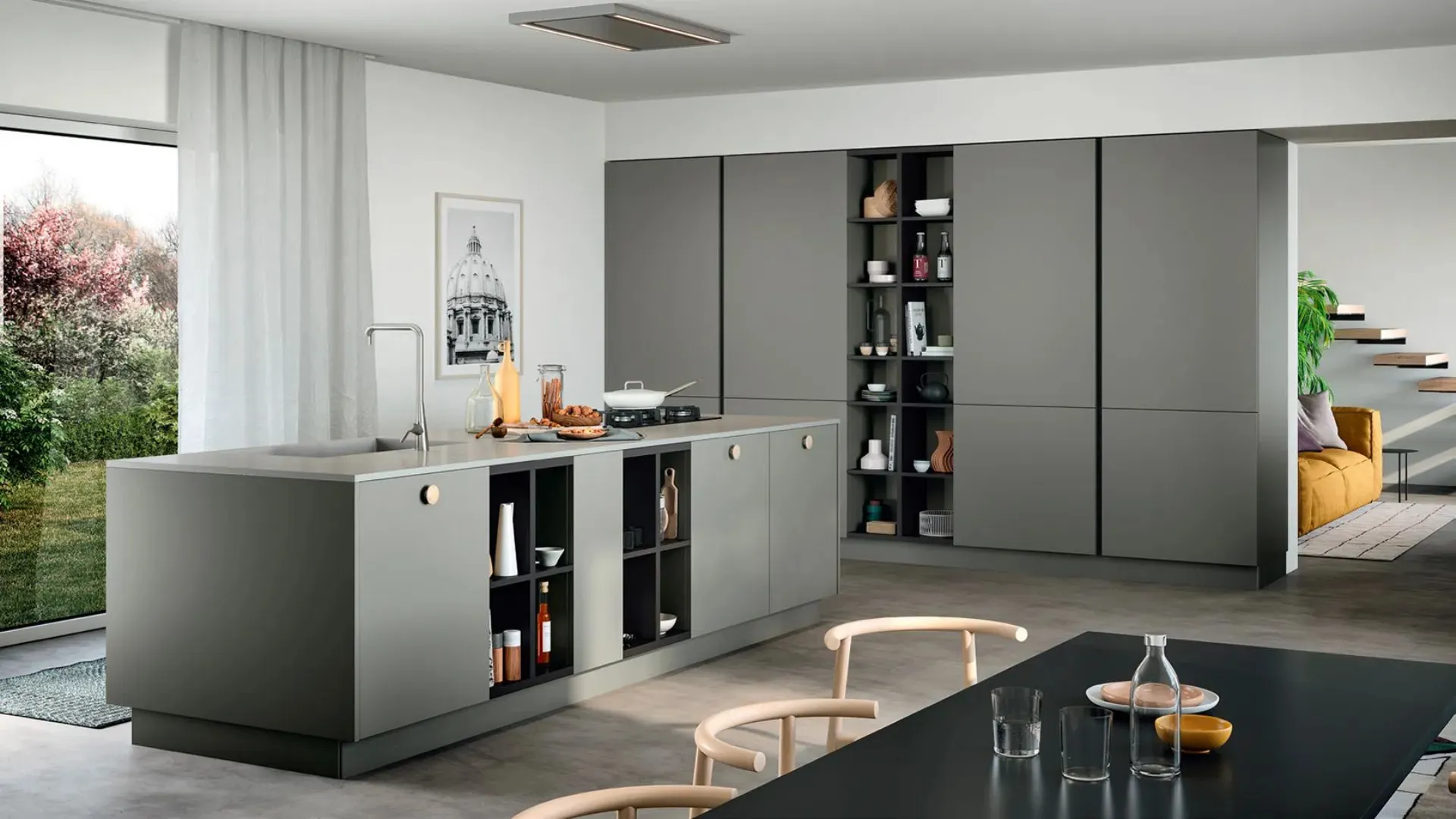 Cucina Moderna con isola Trend 05 di Forma Cucine