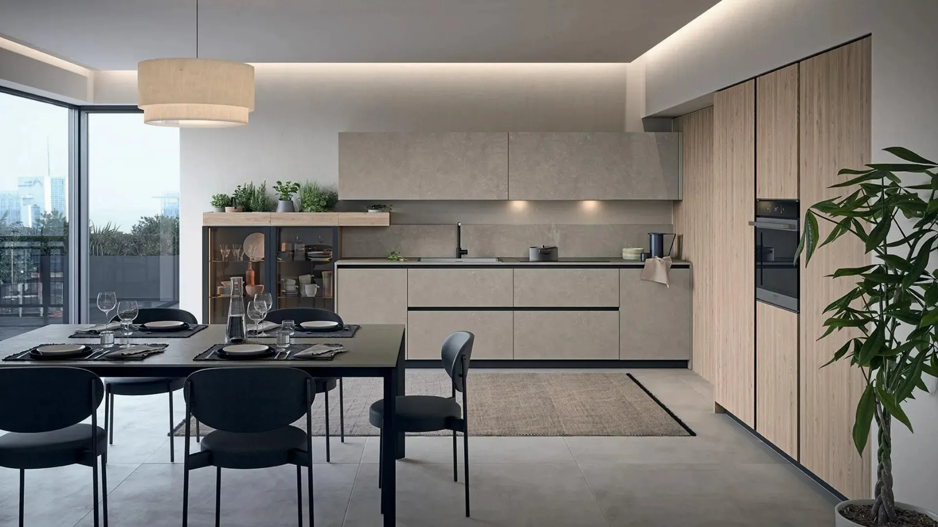 Cucina Moderna angolare Trend 30° di Forma Cucine