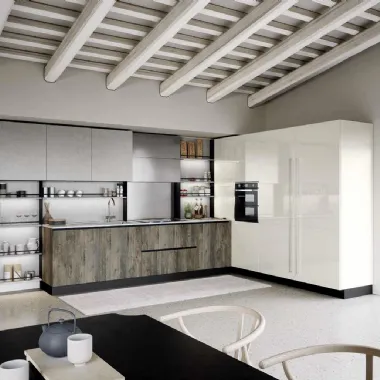 Cucina Moderna angolare Trend Maniglia Home 01 di Forma Cucine