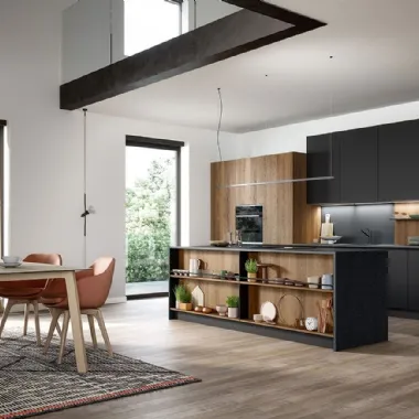 Cucina Moderna con isola Trend Maniglia Home 02 di Forma Cucine