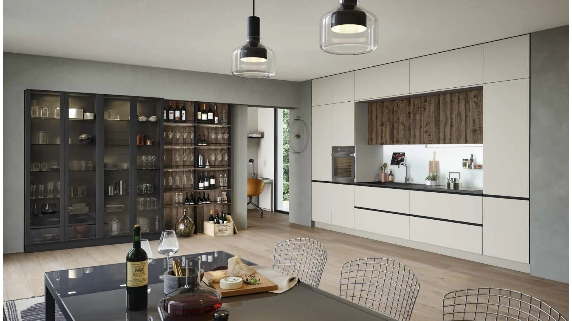 Cucina Moderna Trend Maniglia Home 05 di Forma Cucine